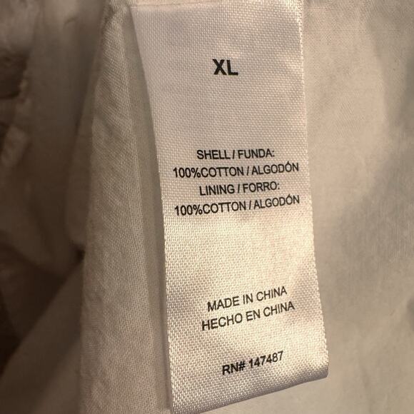 Draper James Eyelet Blouse XL Cottagecore Prairie Coastal Top Puff Sleeve - Picture 6 of 9